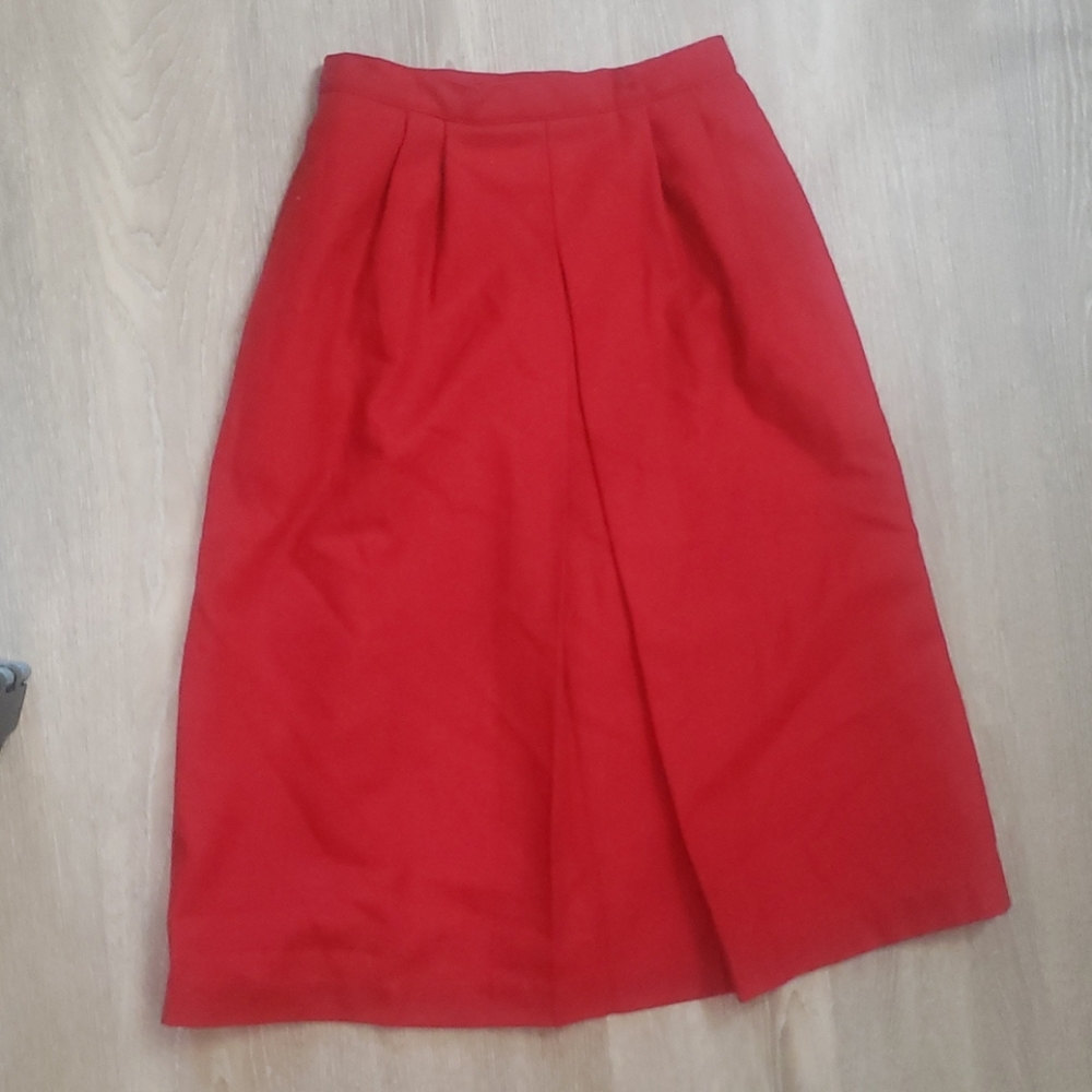 Jonathan Logan 2 Pc Wool Red Suit - image 6